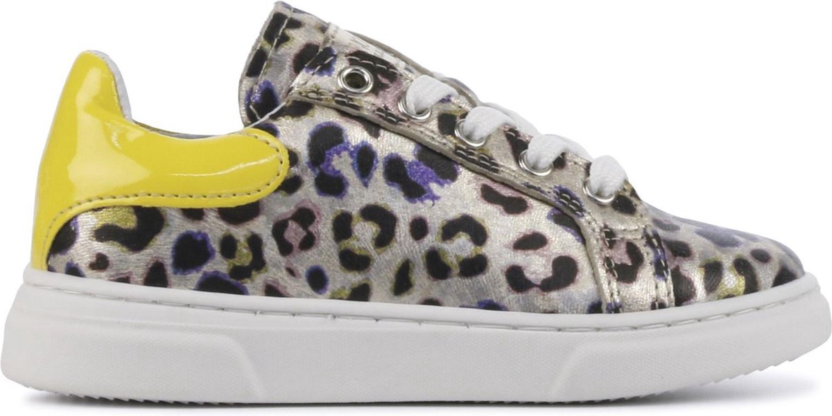 Pinocchio Vrouwen Leren Panterprint Lage sneakers / Meisjesschoenen P1307  - Diversen - Maat 21