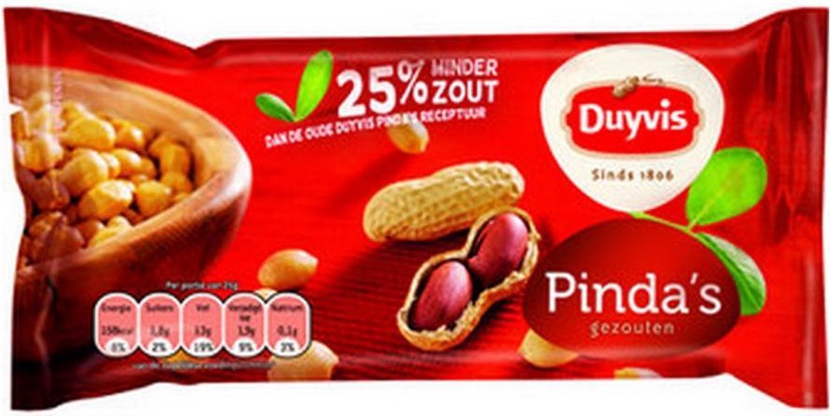 Duyvis - Pinda's Gezouten - 20 x 60 gram