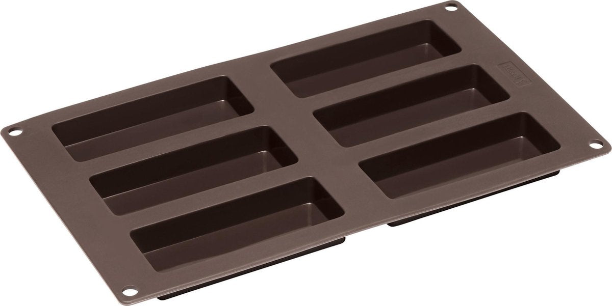 Lurch - Flexiform - Bakvorm voor 6 mueslirepen - Silicone - 30x17.5cm
