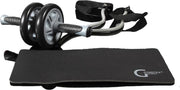 Gymstick Ab Wheel - Ab roller - incl. Weerstandskabels - Met Online Trainingsvideo's