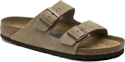 Birkenstock Arizona SFB VL Narrow Dames Slippers - Taupe - Maat 40