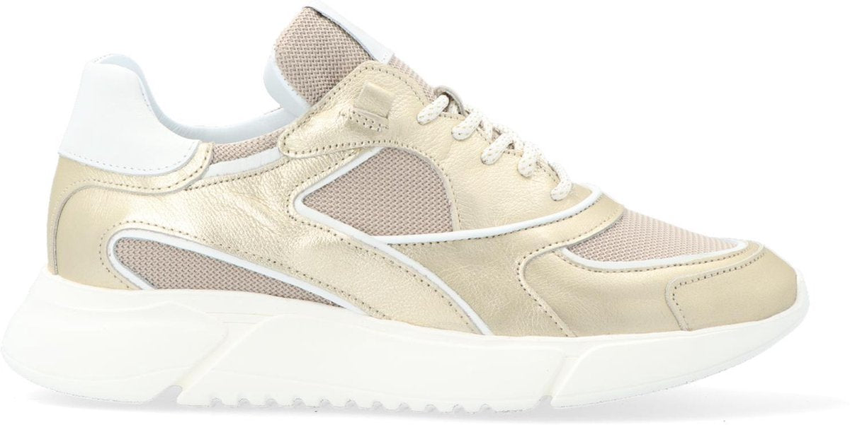 Notre-V J5314b Lage sneakers - Leren Sneaker - Dames - Goud - Maat 41