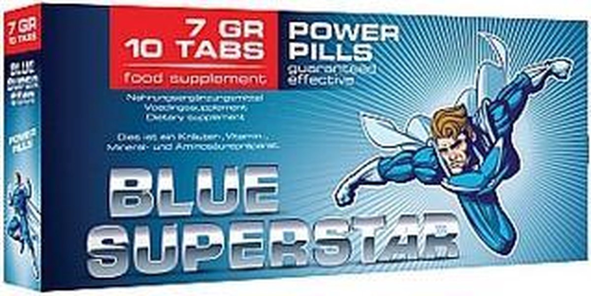 Blue Superstar Erectiepillen - Natuurlijke Viagra voor Mannen - Lustopwekker - Erectiepillen - Libido verhoger