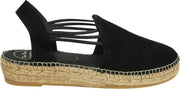 Toni Pons Nuria Dames Espadrilles - Black/Black-Black - Maat 42