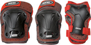 ROCES Beschermset Kinderen JR VENTILATED 3-PACK - Rood/Zwart S