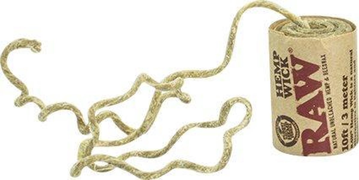 Raw hemp wick 300 cm