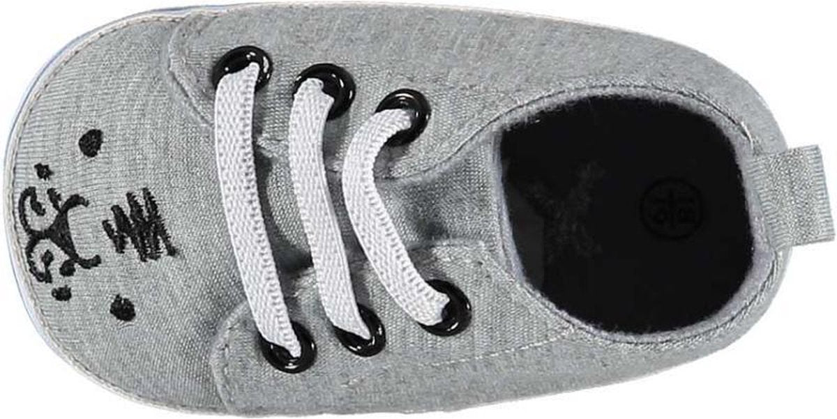 Apollo Babyschoenen Jongens Katoen Grijs Maat 16/17