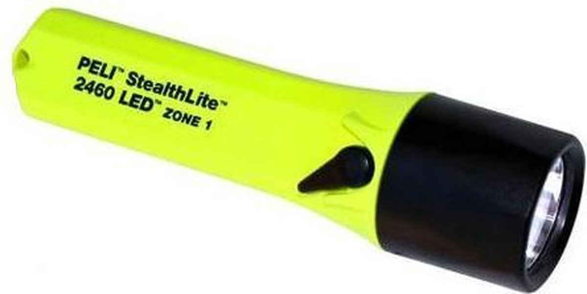 Peli Stealthlite 2460Z1 LED Zone 1 Oplaadbare Zaklamp Geel
