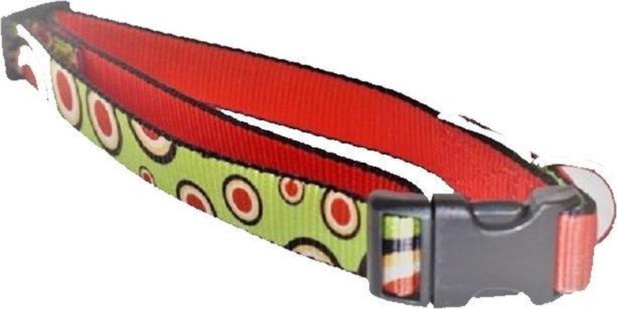 Hondenhalsband funny bubbles M