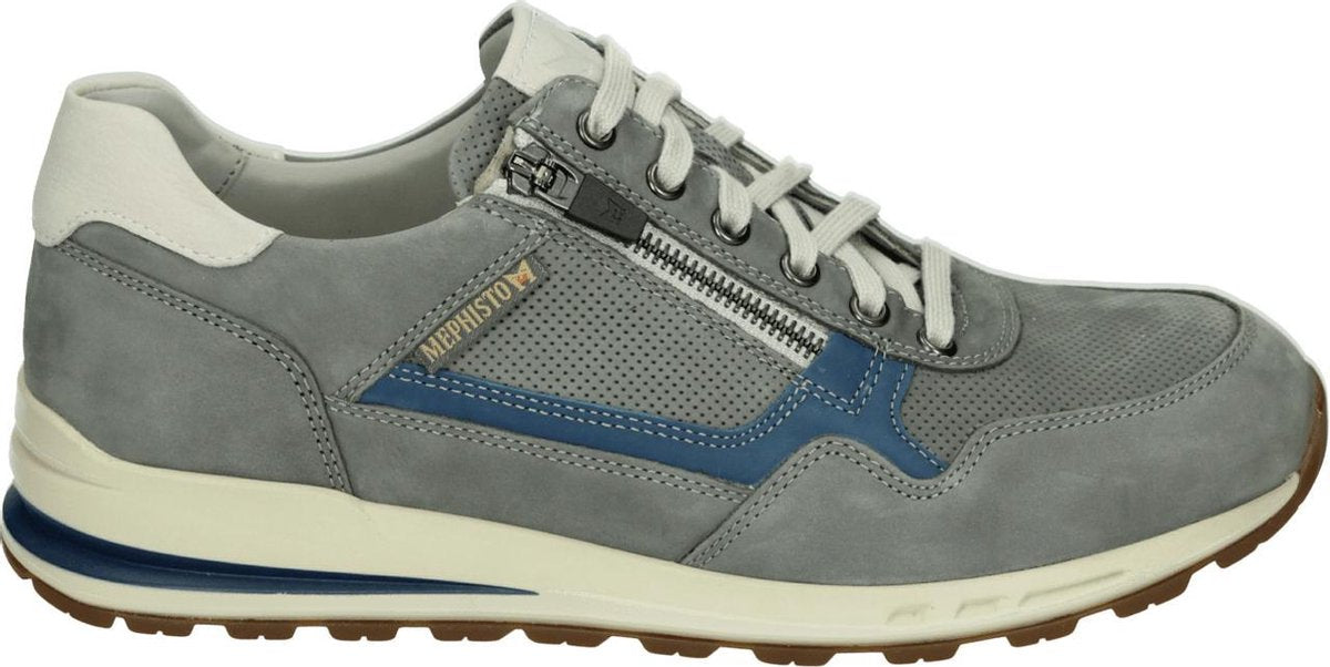 Mephisto BRADLEY NOMAD - Volwassenen Heren sneakersVrije tijdsschoenenPopulaire herenschoenen - Kleur: Grijs - Maat: 42