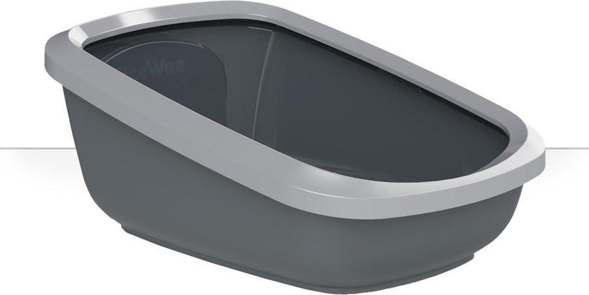 PeeWee EcoGranda Kattenbak XXL - Grijs/Antraciet - 66