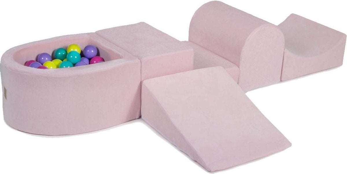 Foam Speelset met ballenbak Roze incl 100 ballen: Violet