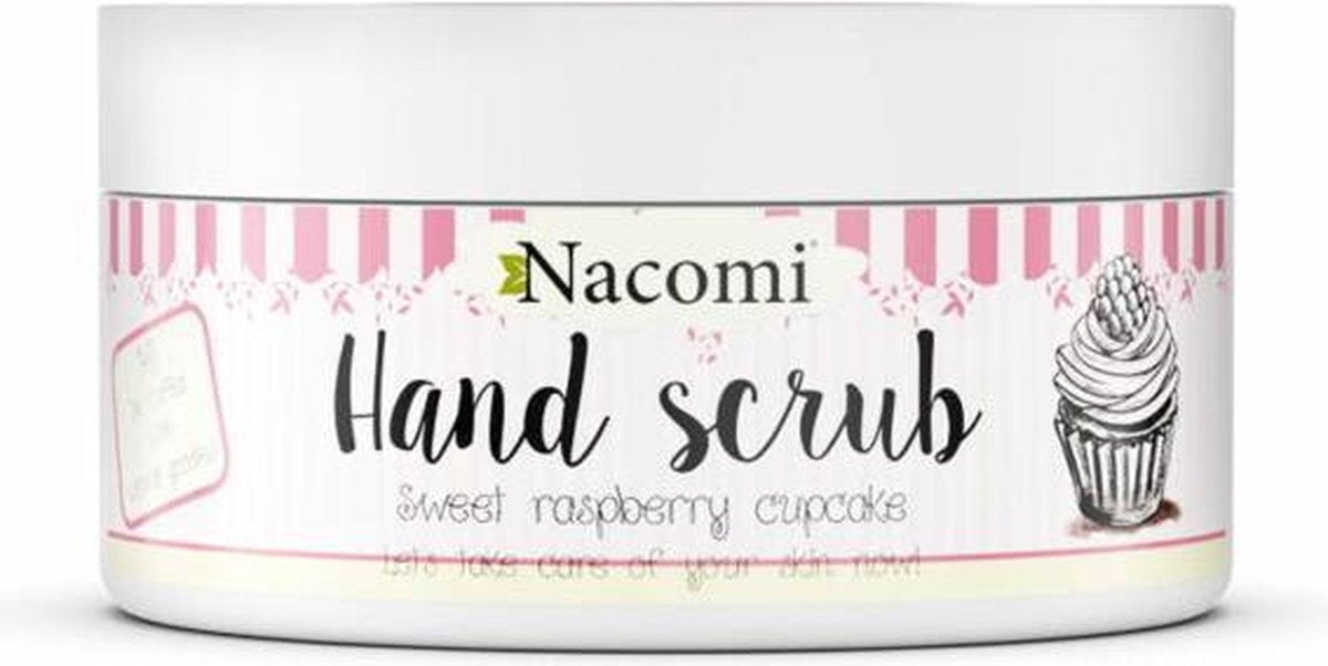 Nacomi Natural Hand Scrub Sweet Raspberry Cupcake 125gr.