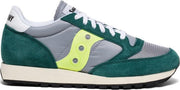 Saucony - Unisex Sneakers Jazz Original Vintage Green/Grey/Neon - Groen - Maat 37 1/2