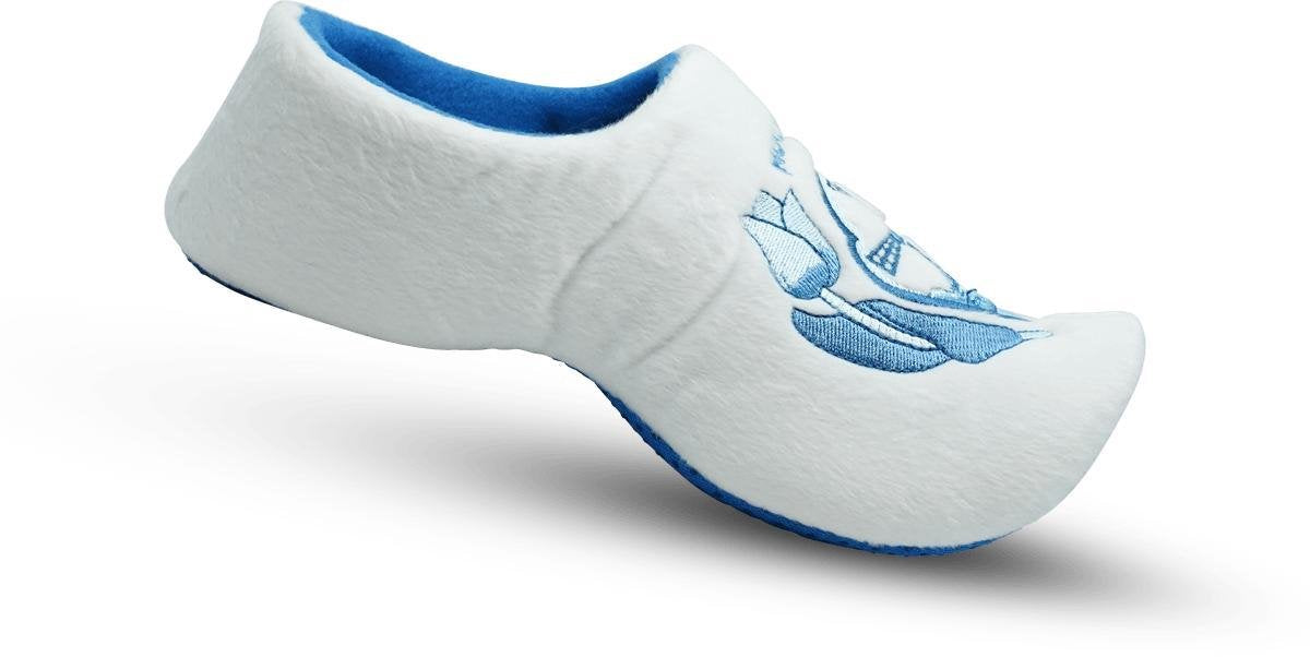 Klomppantoffel Delftsblauw molen & tulp