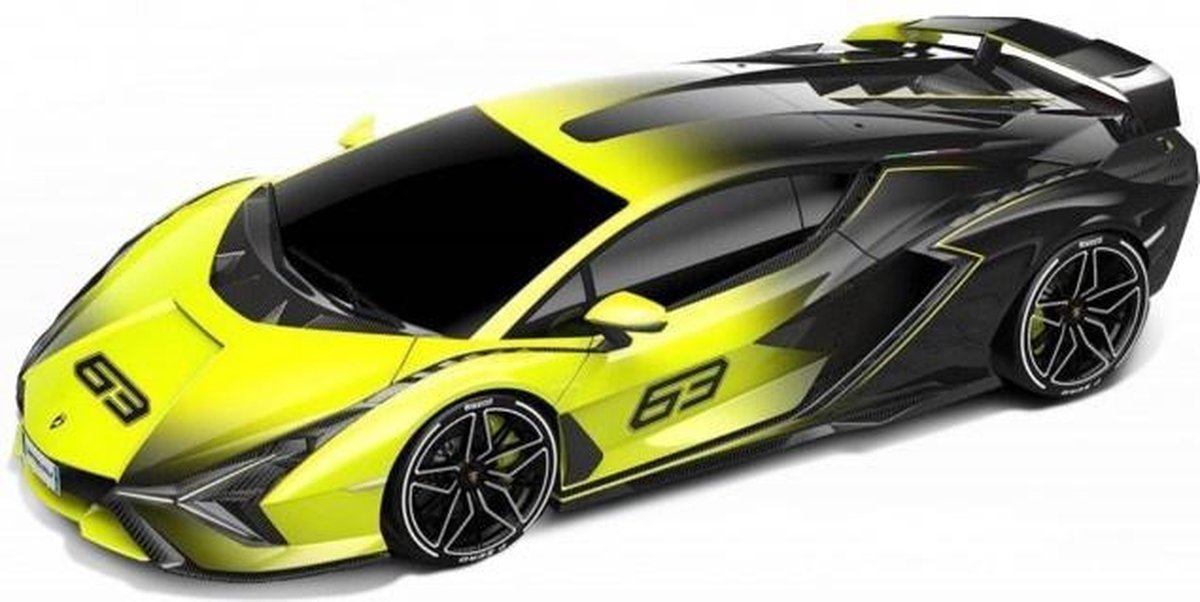 Bburago Lamborghini Sian FKP 37 2020 Yellow Fade 1:18
