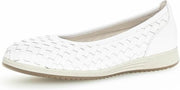 Gabor 64.111.21 Dames Ballerina's - Wit - Maat 37