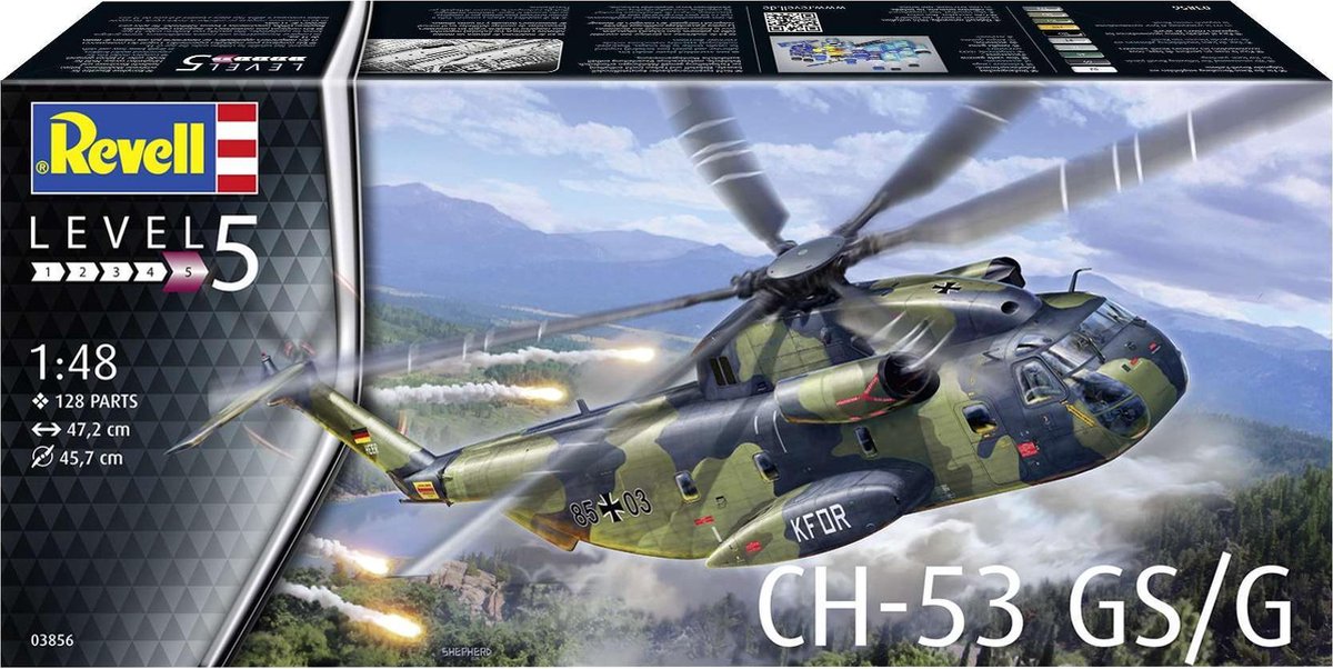 1:48 Revell 03856 CH-53 GS/G Sikorsky Heli Plastic kit