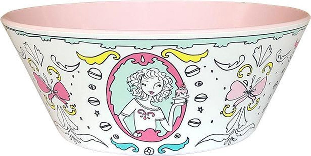 Jill - Kom ⌀14 cm - Roze - Melamine
