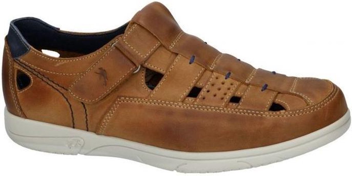 Fluchos -Heren -  cognac/caramel - sandalen - maat 40