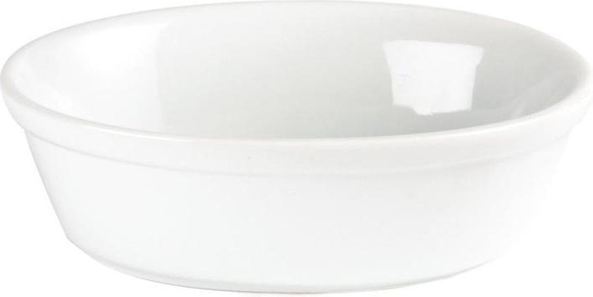 Olympia wit ovale taartschaal - Box 6