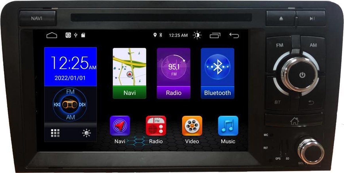 Audi A3 S3 RS3 Autoradio | 2007 t/m 2014 | Carplay | Davilon
