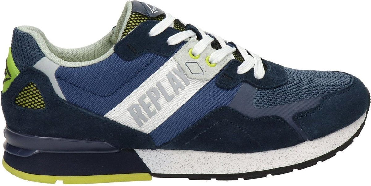 Replay Adrien heren sneaker - Blauw - Maat 40