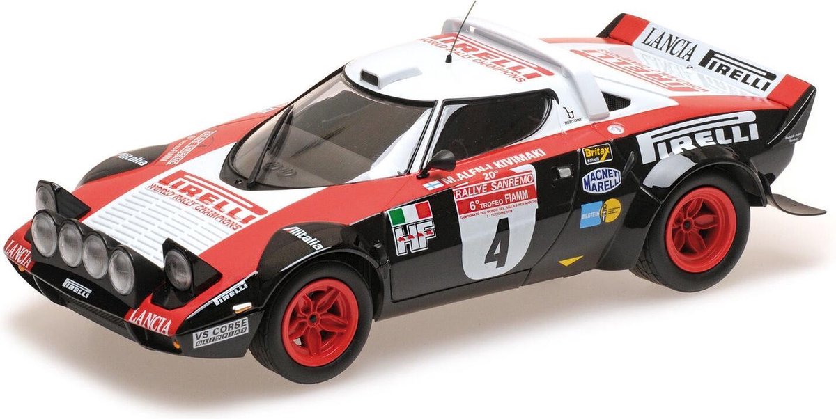 Lancia Stratos #4 Winners Rallye Sanremo 1978 - 1:18 - Minichamps
