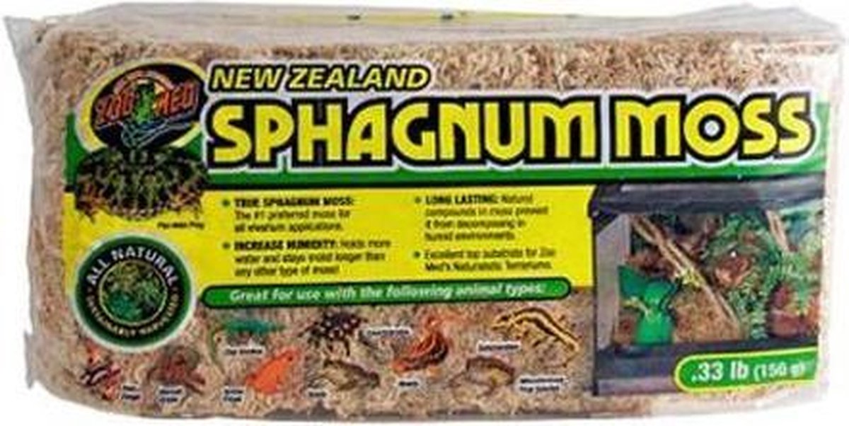 ZooMed  Sphagnum mos - Bodembedekking - 150 g
