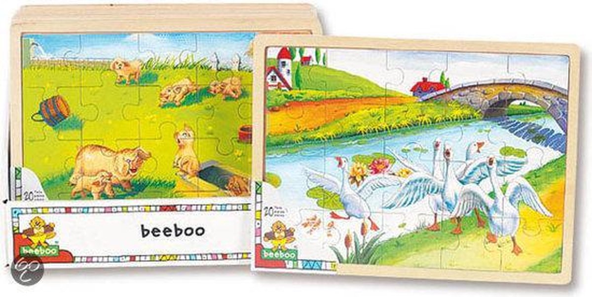 Beeboo Raampuzzel 'Boerderij'