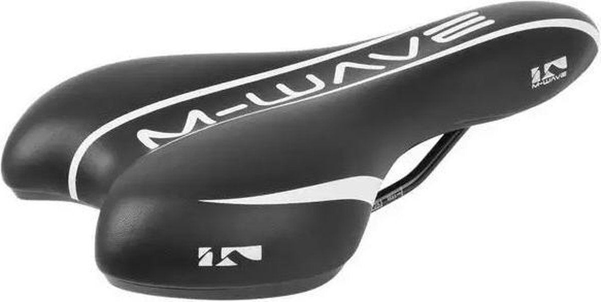 Fietszadel M-Wave Comp IV Racing - zwart met wit
