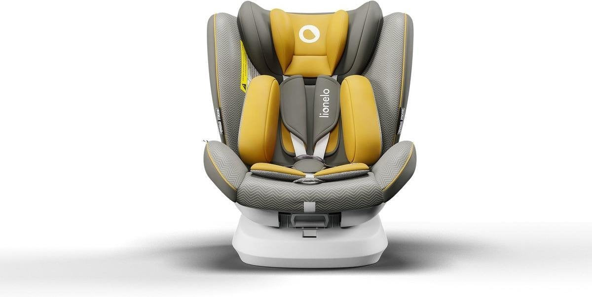 Lionelo Bastiaan - Autostoel - Isofix - roteerbaar - 0-36kg - Yellow Mustard