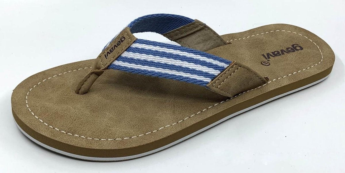 Gevavi - Bahama Teenslippers voor Dames - Slippers - Blauw - Maat 41