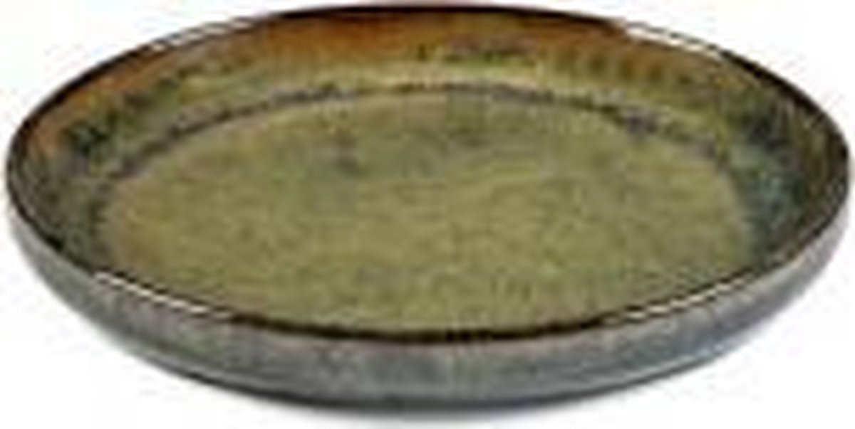 Serax Surface By Sergio Herman Olijfbordje - Ø16cm x H2cm - 4 Stuks - Indi Grey