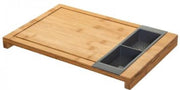 5five Bamboe Snijplank Met 2x Afneembare Opvangbak 40 X 27 Cm- keukengerei-bamboe-duurzaam