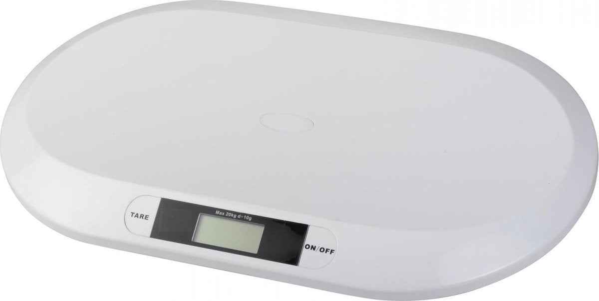 Parcura babyweegschaal - digitale weegschaal baby / kind - max. 20 kg.