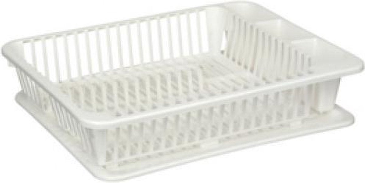 SUNWARE AFDRUIPREK MET ONDERBLAD WIT