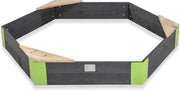 EXIT Aksent houten zandbak zeshoek 160x140cm