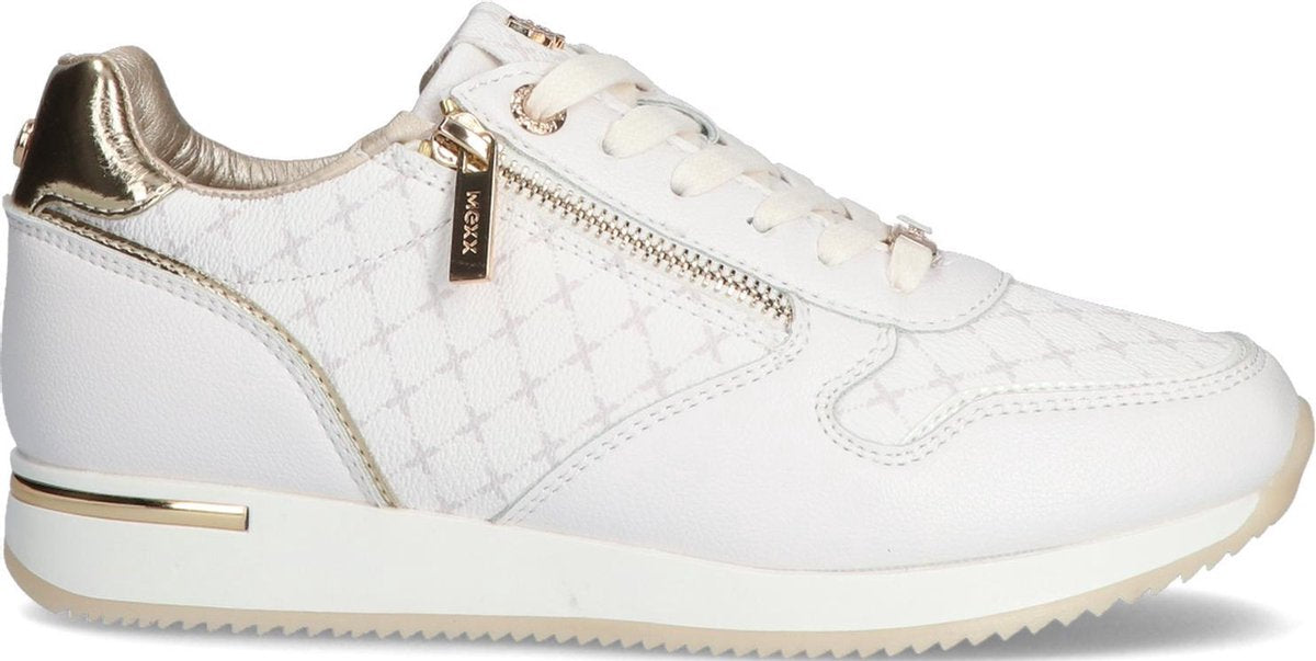 Mexx Djana Lage sneakers - Dames - Wit - Maat 40