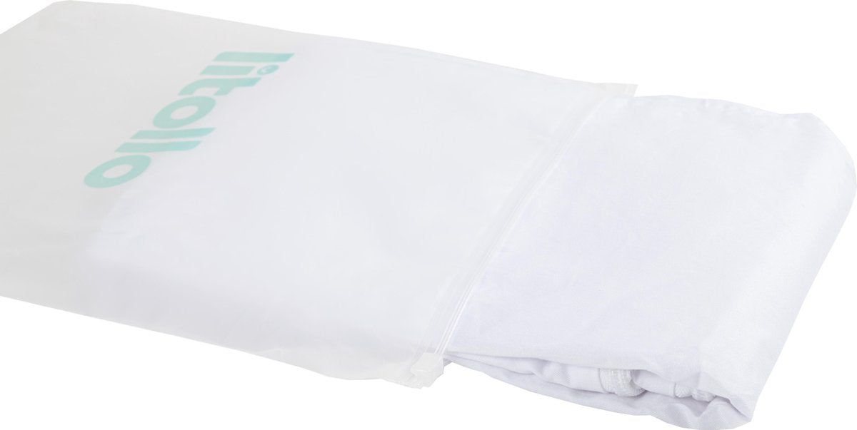 Litollo® Zwangerschapskussen hoes XXL 280cm - Ventilerend katoen - Wit
