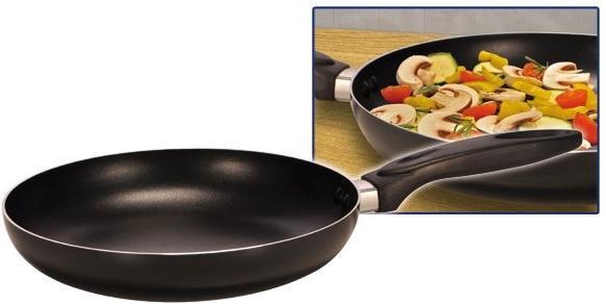 Haushalt 24102 - Braadpan - 24 cm - aluminium - anti aanbaklaag