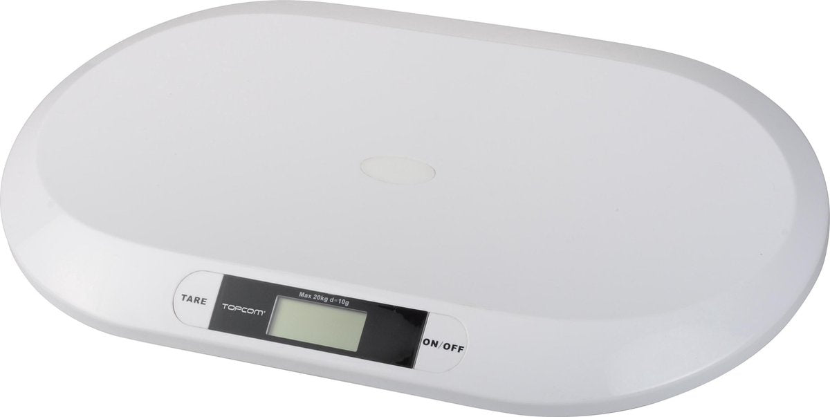 Topcom WG-2490 Babyweegschaal – Tot 20 kilo – Wit
