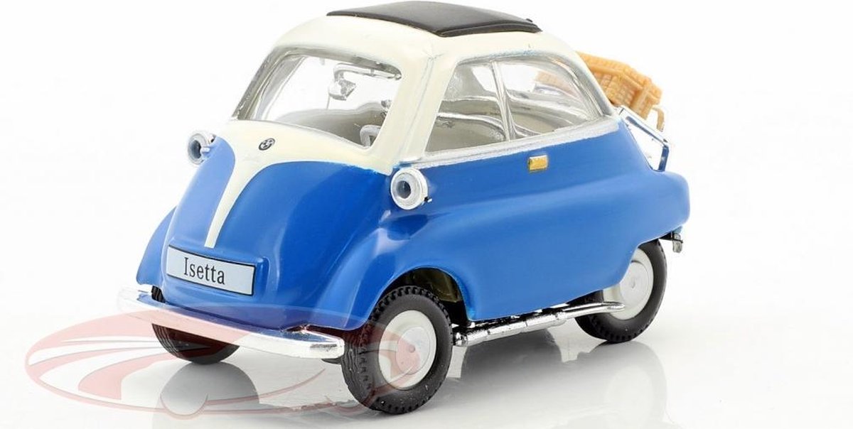 BMW Isetta 250 Blauw/ Wit 1:43 Cararama