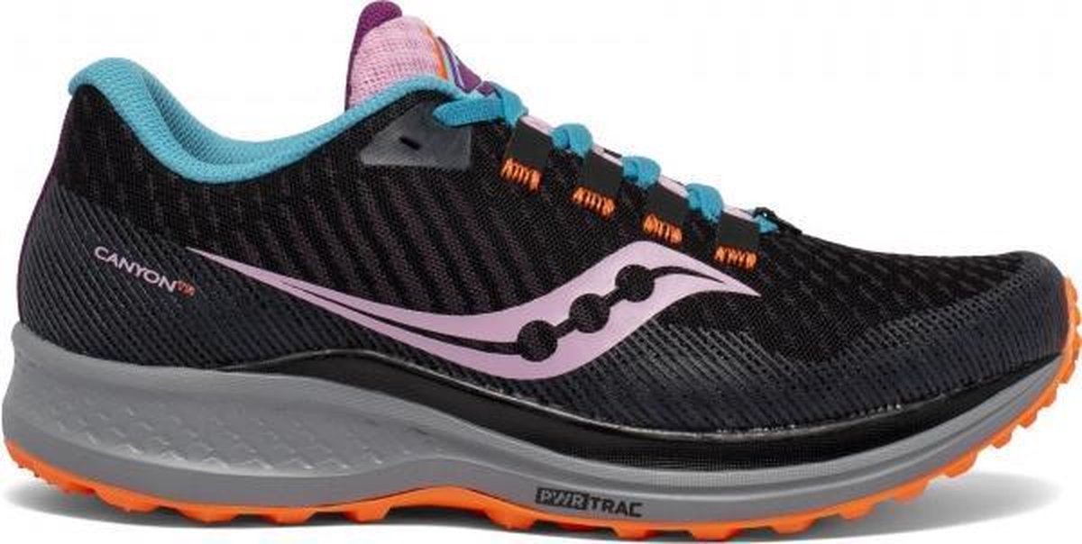 Saucony Canyon TR Dames - zwart/oranje - maat 38