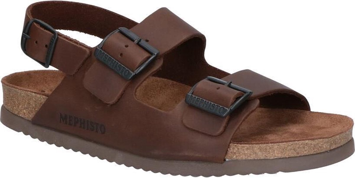 Donkerbruine Sandalen Mephisto Nardo Heren 41