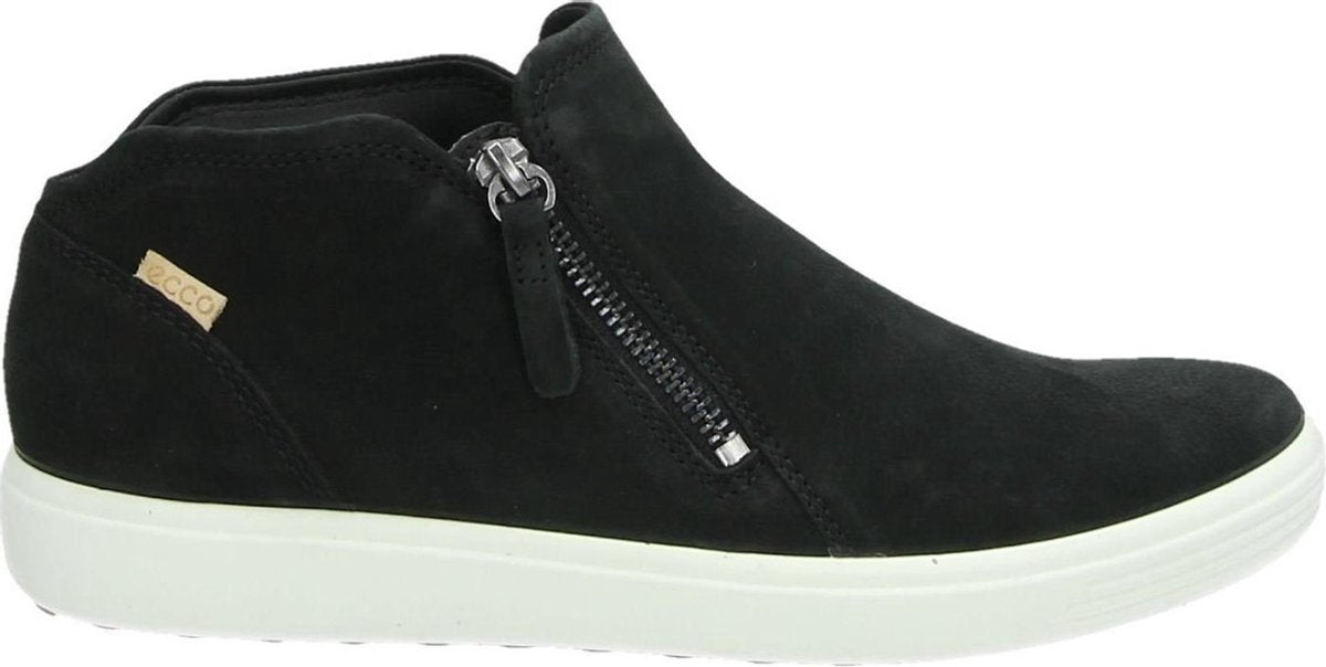 ECCO - 430243 -Soft 7 - Bottines gekleed - Dames - Maat 39 - Zwart - 50263 -Black/Powder