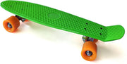 Skateboard Max Groen – Mini Cruiser – Polyprop Pennyboard – 22 inch – Groen-Oranje