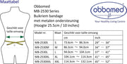OBBOmed - Buikriem Bandage - Orthopedische Brace - met extra metalen ondersteuning - Maat XL - MB 2530XL