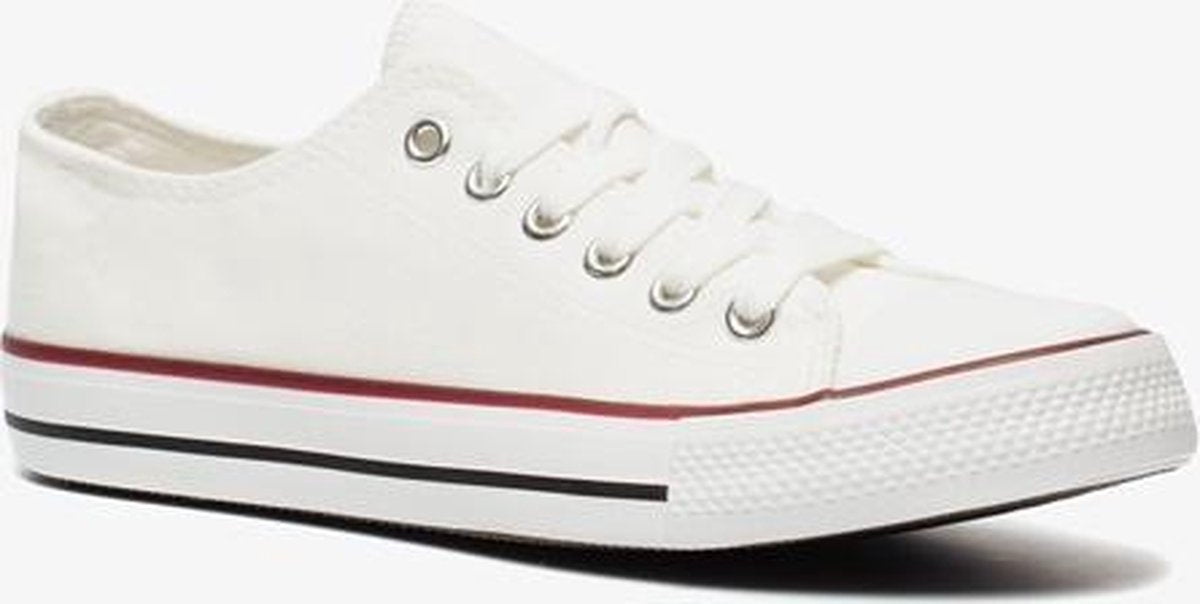 Canvas dames gympen - Wit - Maat 38