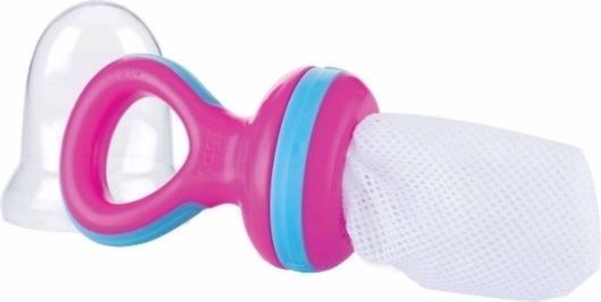 Nuby Sabbelzakje Roze 6m+